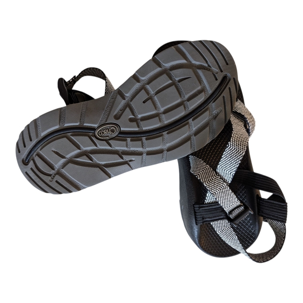 Chaco Black and White Sandals - Picture 3 of 8
